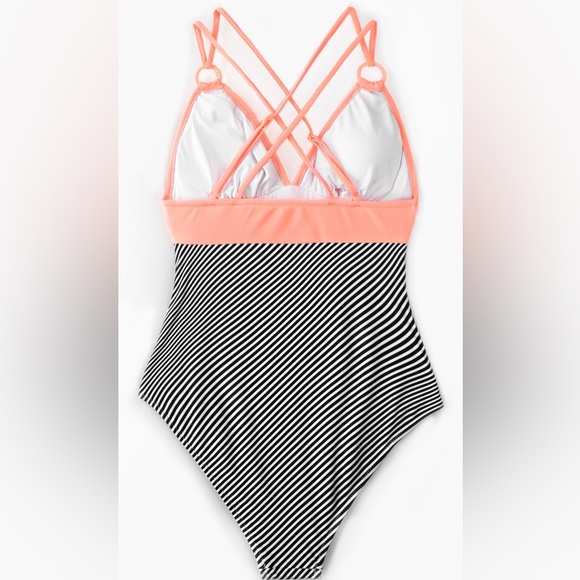 NWT CUPSHE Women’s One Piece Tummy Control Swimsuit, Size XL - Picture 4 of 6